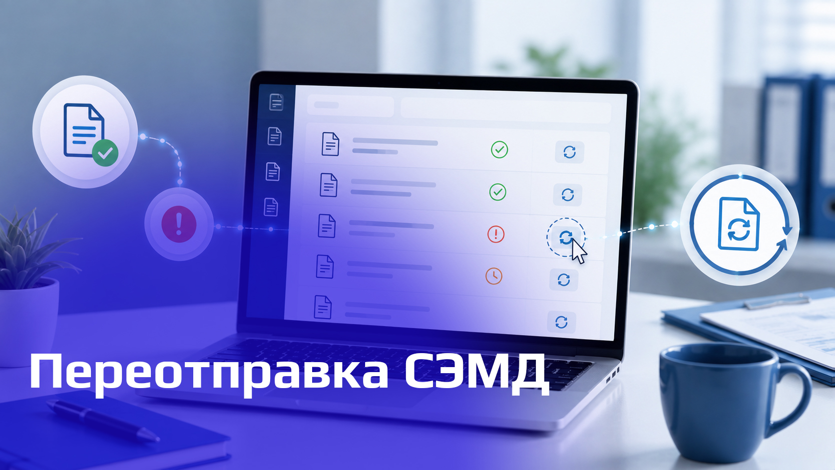 СЭМД не зарегистрирован в РЭМД: как работает переотправка документов? 